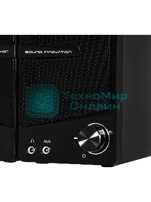 Акустическая система Oklick OK-126 2.0 черный 6Вт