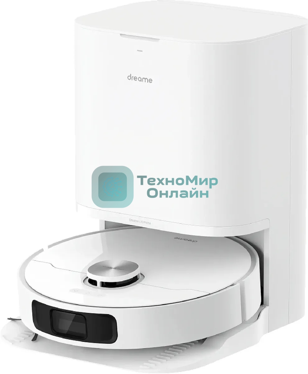 Робот-пылесос Dreame RLL11GC L10 Prime белый, 60 Вт, 5200 мА·ч Li-Ion, уборка сухая/влажная, пылесборник контейнер 0.45 л