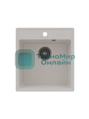 Кухонная мойка Maunfeld Perla 460 MFQS-460W кремовый