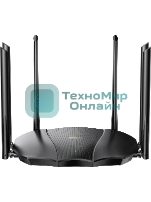 Двухдиапазонный гигабитный Wi-Fi роутер Tenda TX3000 Pro AХ3000, до 574 Мбит/с на 2,4 ГГц + до 2402 Мбит/с на 5 ГГц