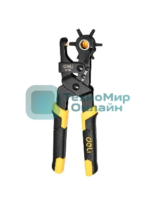 Револьверный дырокол для кожи 6-в-1 Deli DL1919 9