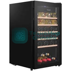 Винный шкаф Maunfeld MFWC-124S56 черный, 124 л, 1 отсек, 56 бут., класс G