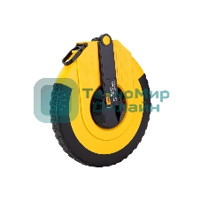 Мерная лента Deli DL9850ZY 50м x 14.5мм Ударопрочный корпус. Основной класс точности. Метрическое полотно из стекловолокна и ПВХ.