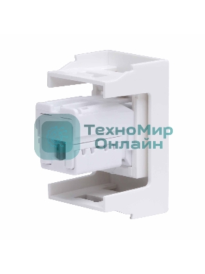 Розетка телефонная DKC Viva 45018 1-м 1 мод, RJ12, 6P6C, белый