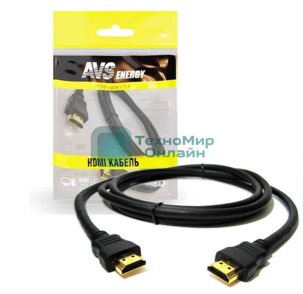 Кабель AVS HAA-71 HDMI (A)-HDMI (A) 1м