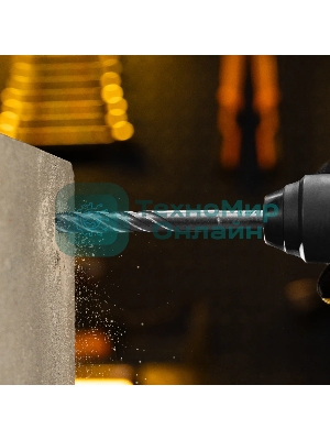 Бур по бетону Denzel цельная крестовая пластина, 12x165 мм, SDS PLUS