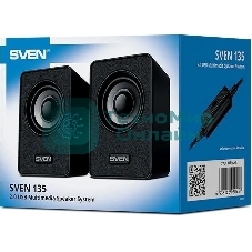 Акустическая система SVEN 135, черный (6 Вт, питание USB)