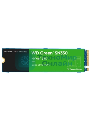 Накопитель SSD WD Green SN350 WDS500G2GOC 500GB M2.2280 NVMe PCIe Gen3х4