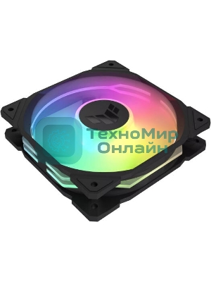 Вентилятор в корпус ASUS TUF GAMING TR120 FAN ARGB REVERSE BLACK черный, 120x120x28 мм, 2000 об/мин, 29 дБ, 4 pin