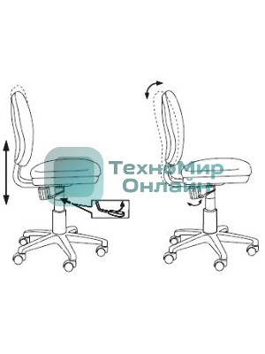 Кресло Бюрократ CH-W213/TW-18 салатовый, ткань, 120 кг