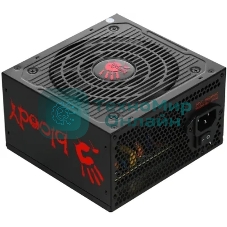 Блок питания Bloody BD-PS600W, 600Вт, 80 PLUS белый, 120мм, черный