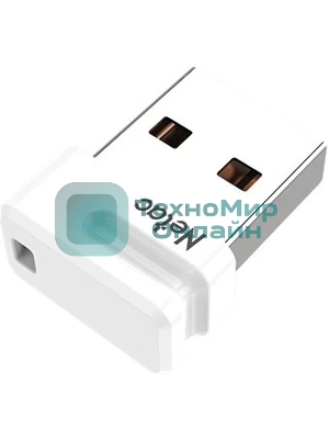 Флешка USB Netac U116 mini (NT03U116N-064G-32WH), 64Gb, USB 3.2, R/W 90/30, белый