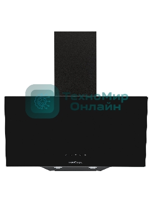 Наклонная вытяжка Krona HELGA 600 черный S