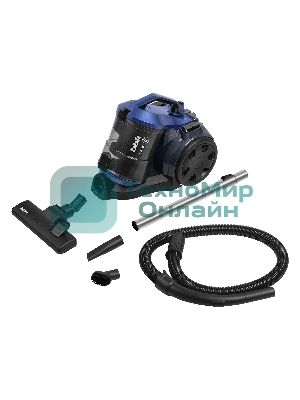 Пылесос BBK BV1602 синий, 300/1600 Вт, уборка сухая, пылесборник контейнер 2 л