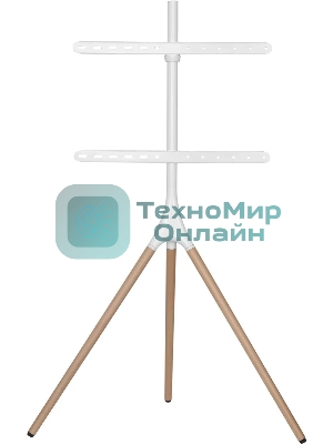 Подставка для телевизора Cactus CS-ST1246WTBCH белый/береза, 45