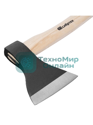 Топор Сибртех ТП11-10, 1000 г, в сборе, кованый, деревянное топорище