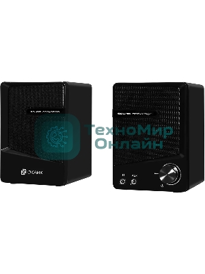Акустическая система Oklick OK-126 2.0 черный 6Вт