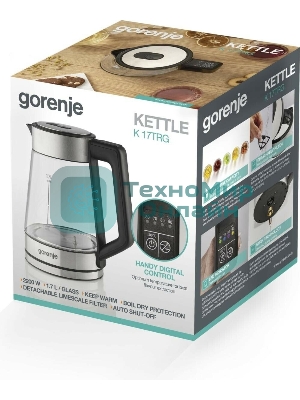 Чайник электрический Gorenje K17TRGT 743968 GLASS
