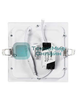 Встраиваемый светильник Smartbuy (SBL-DLSq-9-65K) 9w/6500K