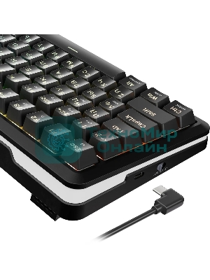 Клавиатура беспроводная Defender Redragon Flekact Pro black (USB/BT, 81 клавиша)