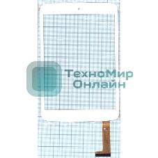 Сенсорное стекло (тачскрин) OLM-080A0241-PG. белое