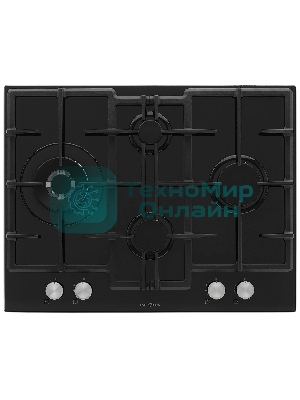 Газовая варочная панель Krona RITTER 67/60 BL независимая, черный