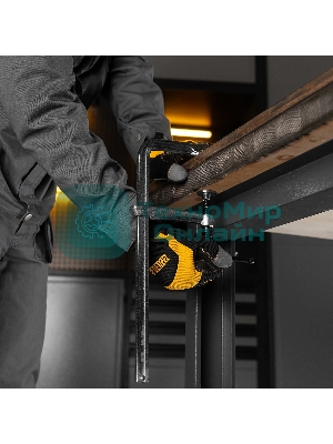 Струбцина Denzel F-образная, 100x300мм, кованая