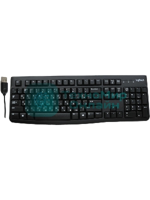 Клавиатура проводная Logitech K120 for business, USB черный (неоригинальная гравировка)