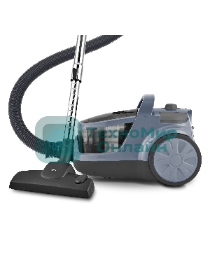 Пылесос Centek CT-2547 синий/серый, 400/2400 Вт, уборка сухая, пылесборник циклонный фильтр 2 л