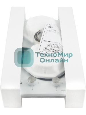 Электрическая варочная панель Maunfeld EEHE.32.4W, конфорок: 2 шт., эмаль, независимая, белый