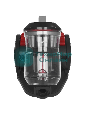 Пылесос Centek CT-2523 черный/красный, 420/2400 Вт, уборка сухая, пылесборник контейнер 3.5 л
