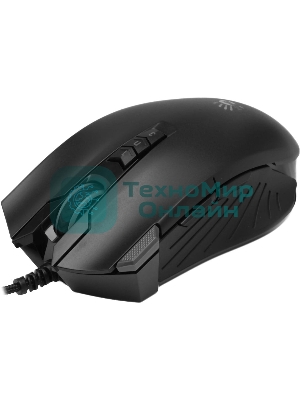 Мышь проводная A4Tech Bloody V9M черный, 4000 dpi, USB, кнопки - 9