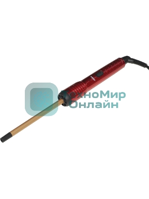 Щипцы для завивки волос Sinbo SHD 7077 красный/золотистый, 10 мм, 200 °C, 1 режим