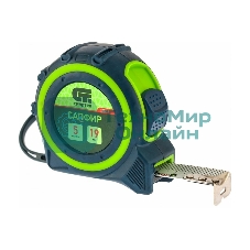 Рулетка Сибртех Сапфир, двухкомпонентный корпус, 5 м х 19 мм