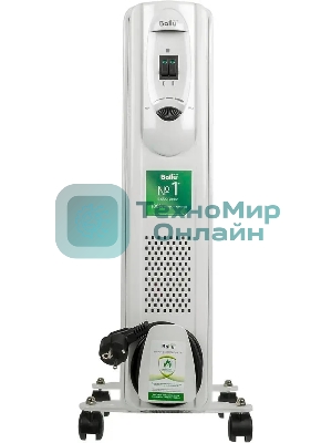 Обогреватель масляный Ballu Comfort BOH/CM-09WDN (9 секций) белый, 2000 Вт, 25 м2, термостат