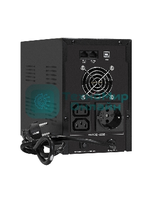 Источник бесперебойного питания ExeGate EX292633RUS SpecialPro Smart LLB-2200.LCD.AVR.1SH.2C13.RJ.USB 2200VA/1300W,LCD,AVR,1*Schuko+2*C13,RJ45/11,USB, металлический корпус, черный
