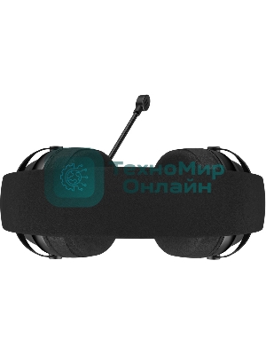 Гарнитура Acer AHW122 чёрный, проводная, USB, подсветка