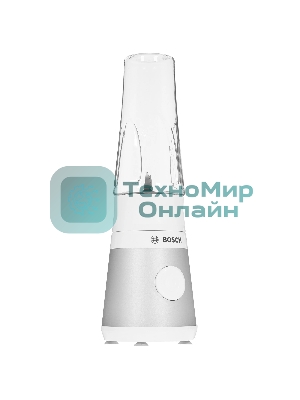 Блендер стационарный Bosch MMB2111T серебристый, 450 Вт, 1 скорость