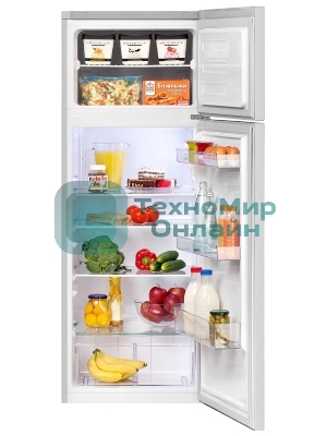 Холодильник Beko RDSK240M00S серебристый двухкамерный 177/46л морозилка сверху