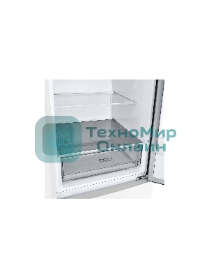 Холодильник LG GA-B509CQSL белый двухкамерный 277/107л морозилка снизу, No Frost