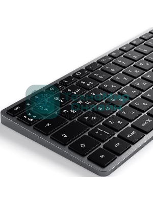 Клавиатура Satechi Slim X2 беспроводная, Bluetooth, серый