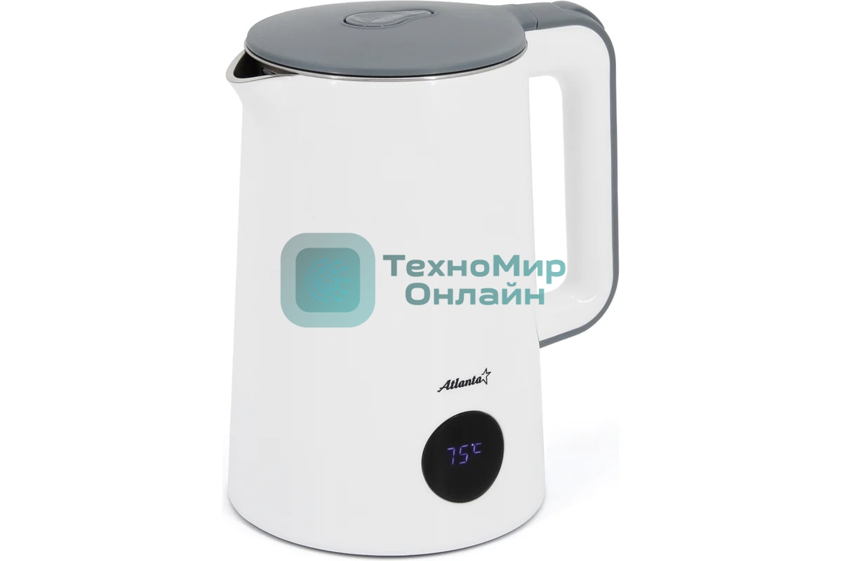Чайник электрический Atlanta ATH-2447 белый