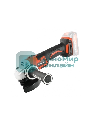 Угловая шлифовальная машина (УШМ) PATRIOT PATRIOT AG 125Li UES (Без ЗУ и АКБ) в коробке, двигатель: бесщеточный, 8000об/мин