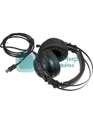 Гарнитура Bloody G525 чёрный, проводная, подсветка