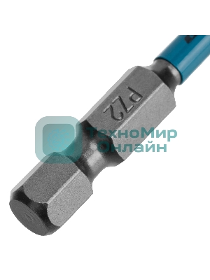 Набор бит Gross торсионных PZ2x50 мм, для ударных шуруповертов, отрывн., 10 шт.