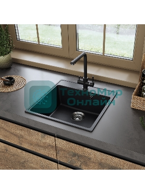 Кухонная мойка Maunfeld Perla 505 MFQS-505B черный