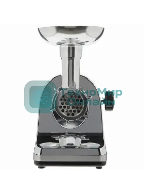 Мясорубка электрическая Eurostek EMG-Y777M металлик, 3000 Вт, 2 кг/мин, реверс, защита от перегрузки, насадки - 4