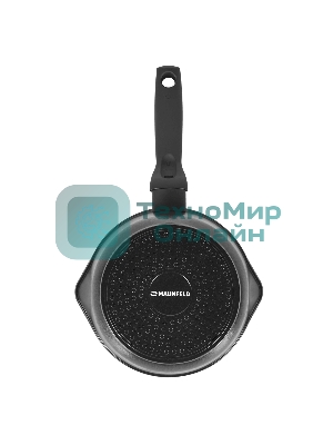 Ковш Maunfeld OSVALD MF15SVLD15SP универсальный из литого алюминия со стеклянной крышкой, 1,5 л