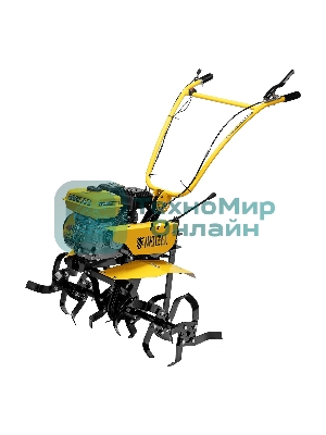 Мотоблок Denzel DPT-270SB, 7 л.с., ремен.сцеп, фрез 3х4, ШОМ, без колес, передачи 2В/1Н