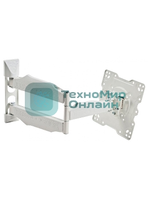 Кронштейн Kromax ATLANTIS-40 белый, Наклонно-поворотный, 22